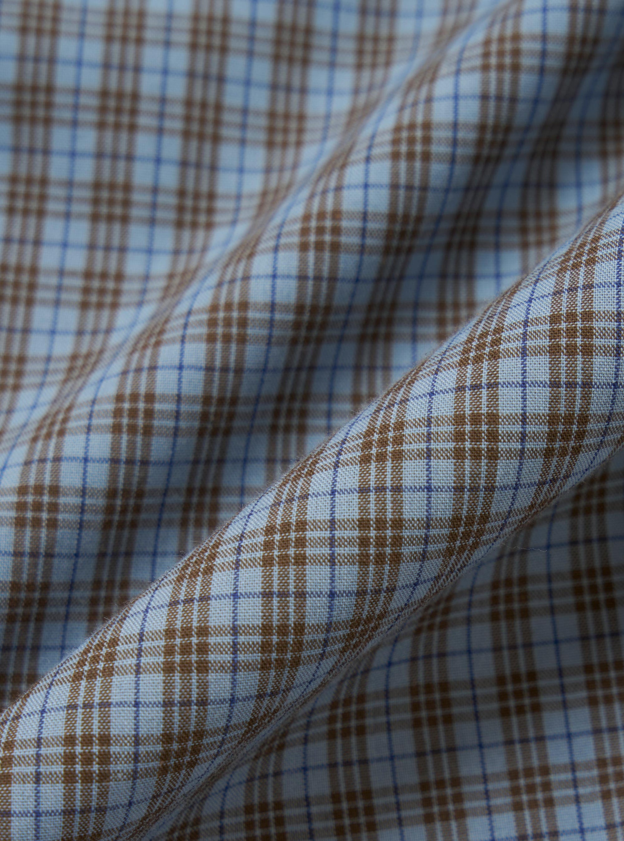 Pale Blue Check Plaid Lazy Day Shirt