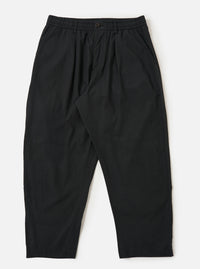 Black Broadcloth Oxford Pant