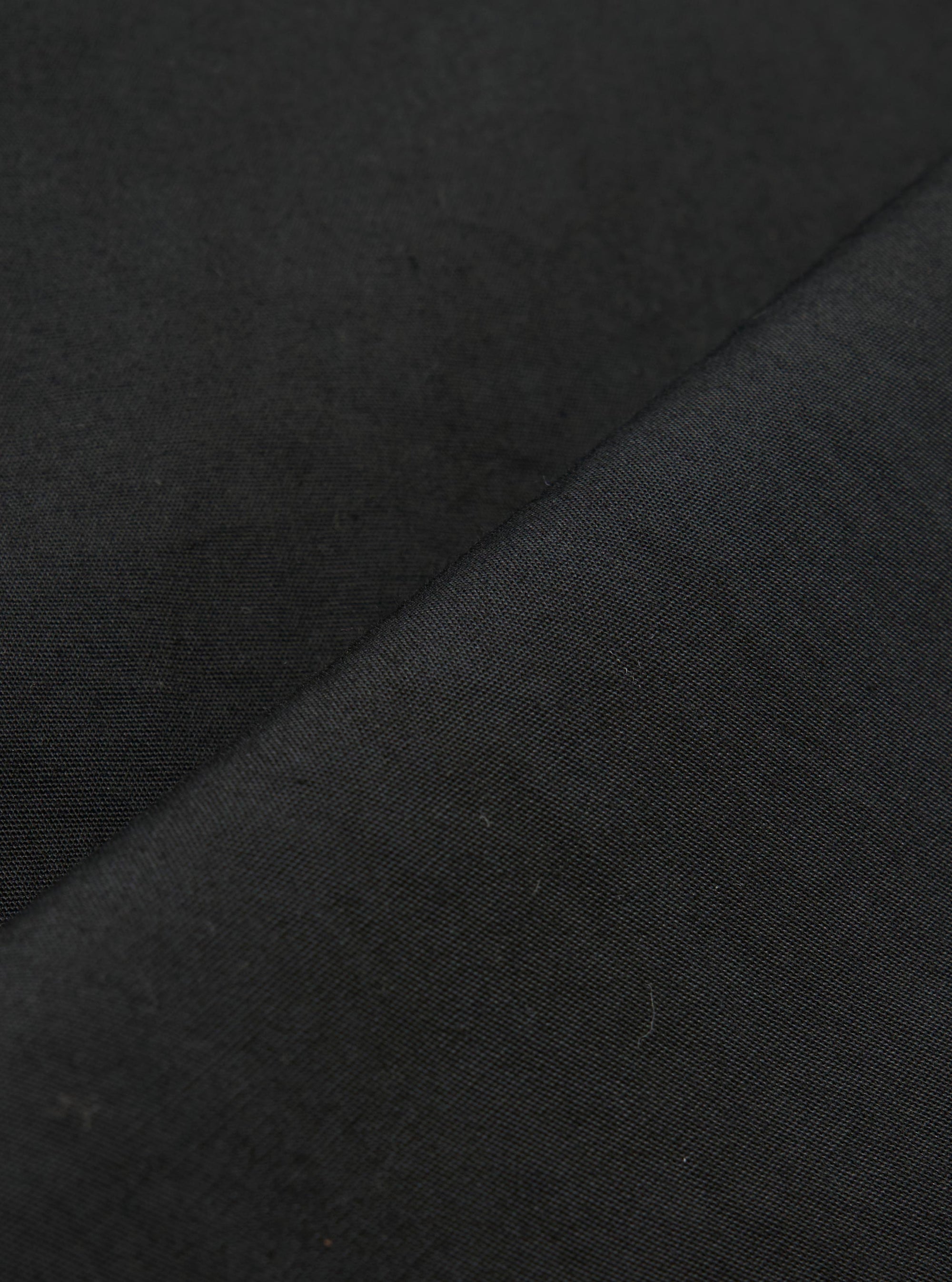 Black Broadcloth Oxford Pant