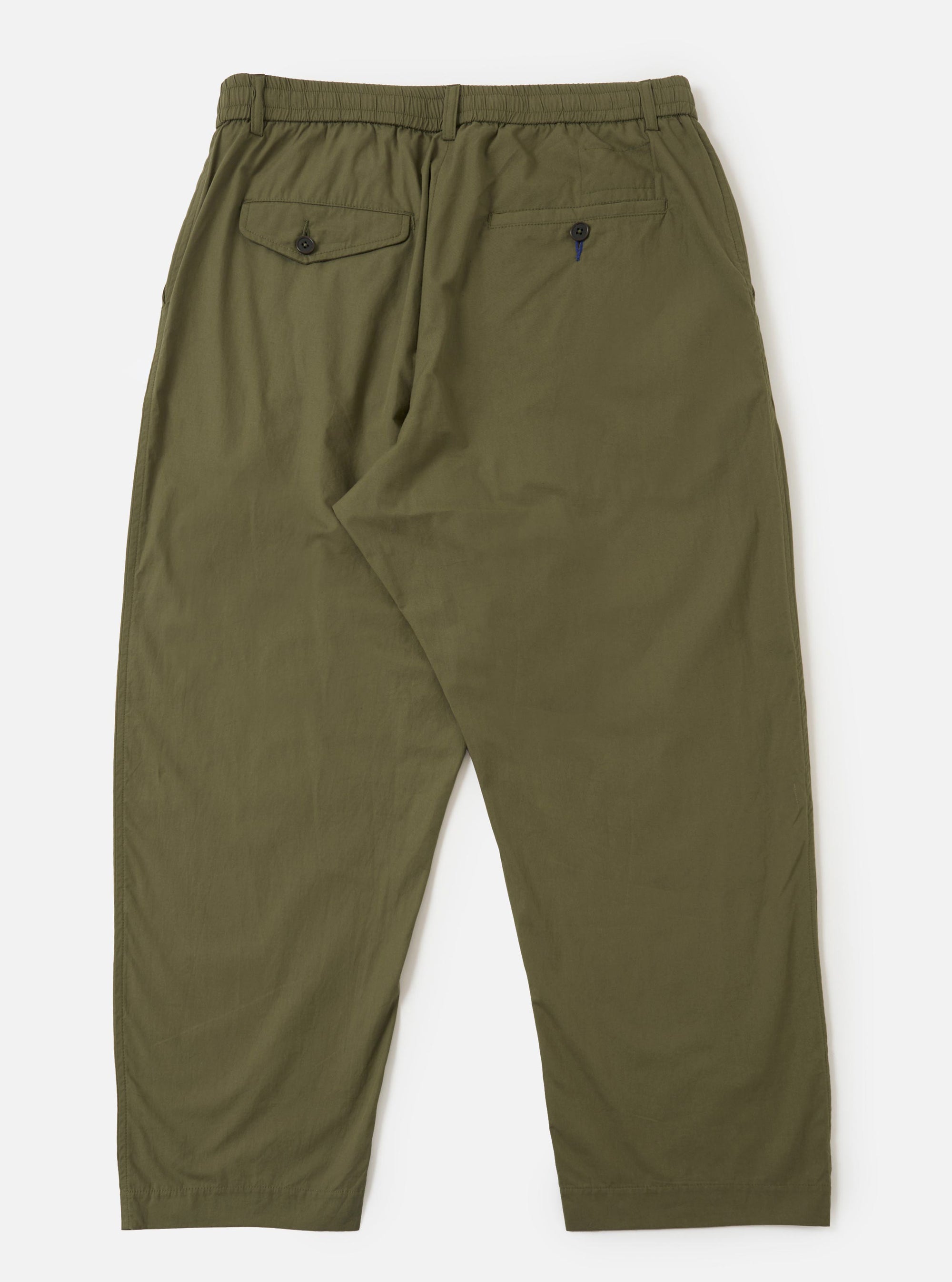 Olive Broadcloth Oxford Pant