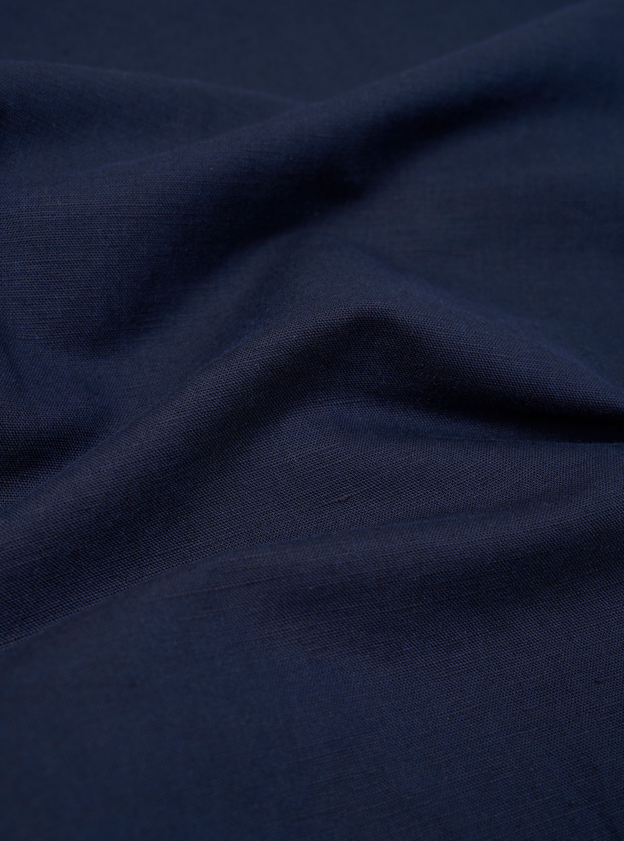 Navy Linen Cotton Shirting Parachute Pant