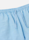 Pale Blue Linen Cotton Shirting Parachute Pant