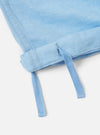 Pale Blue Linen Cotton Shirting Parachute Pant
