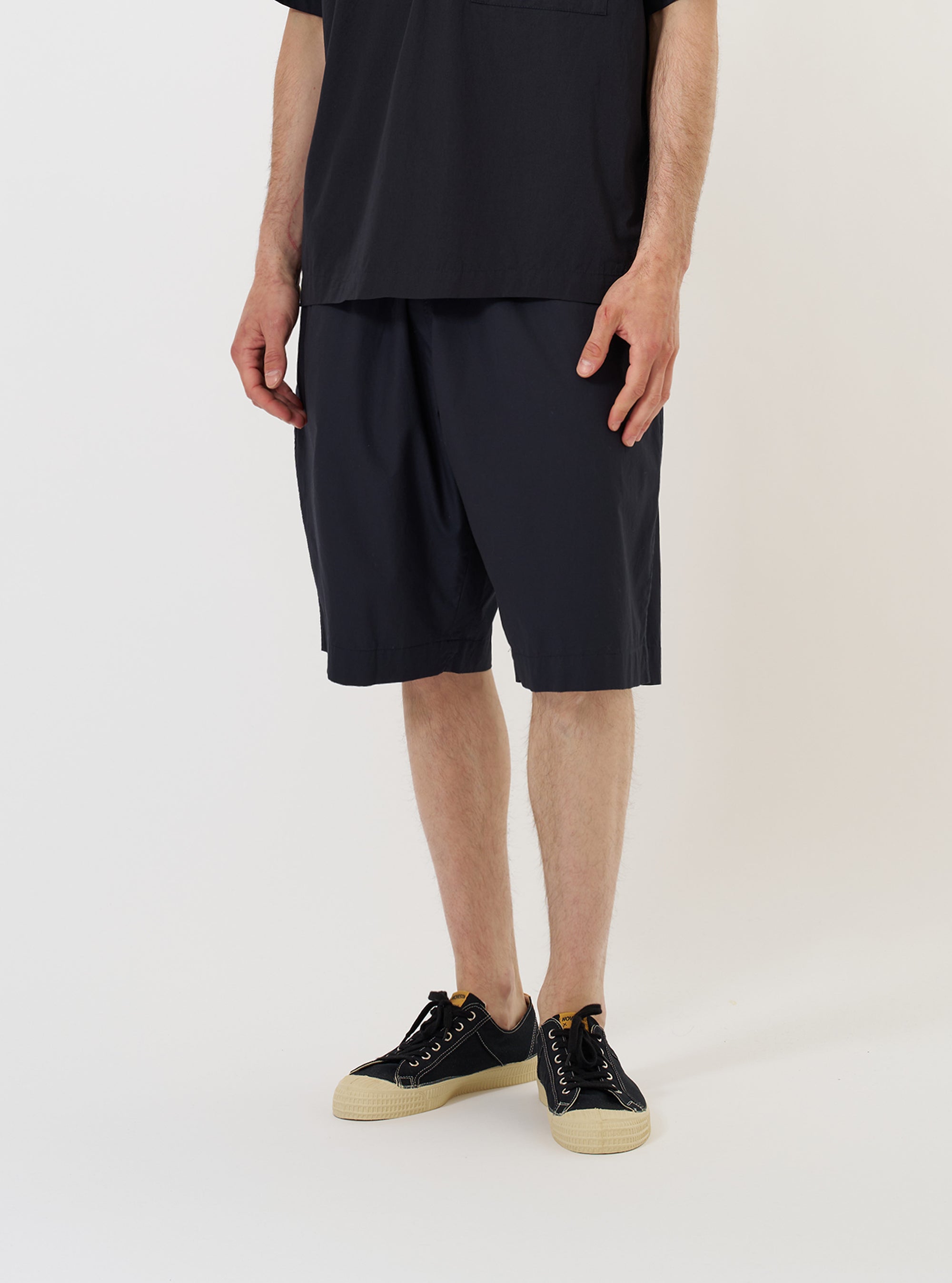 Navy Broadcloth Vacation Short