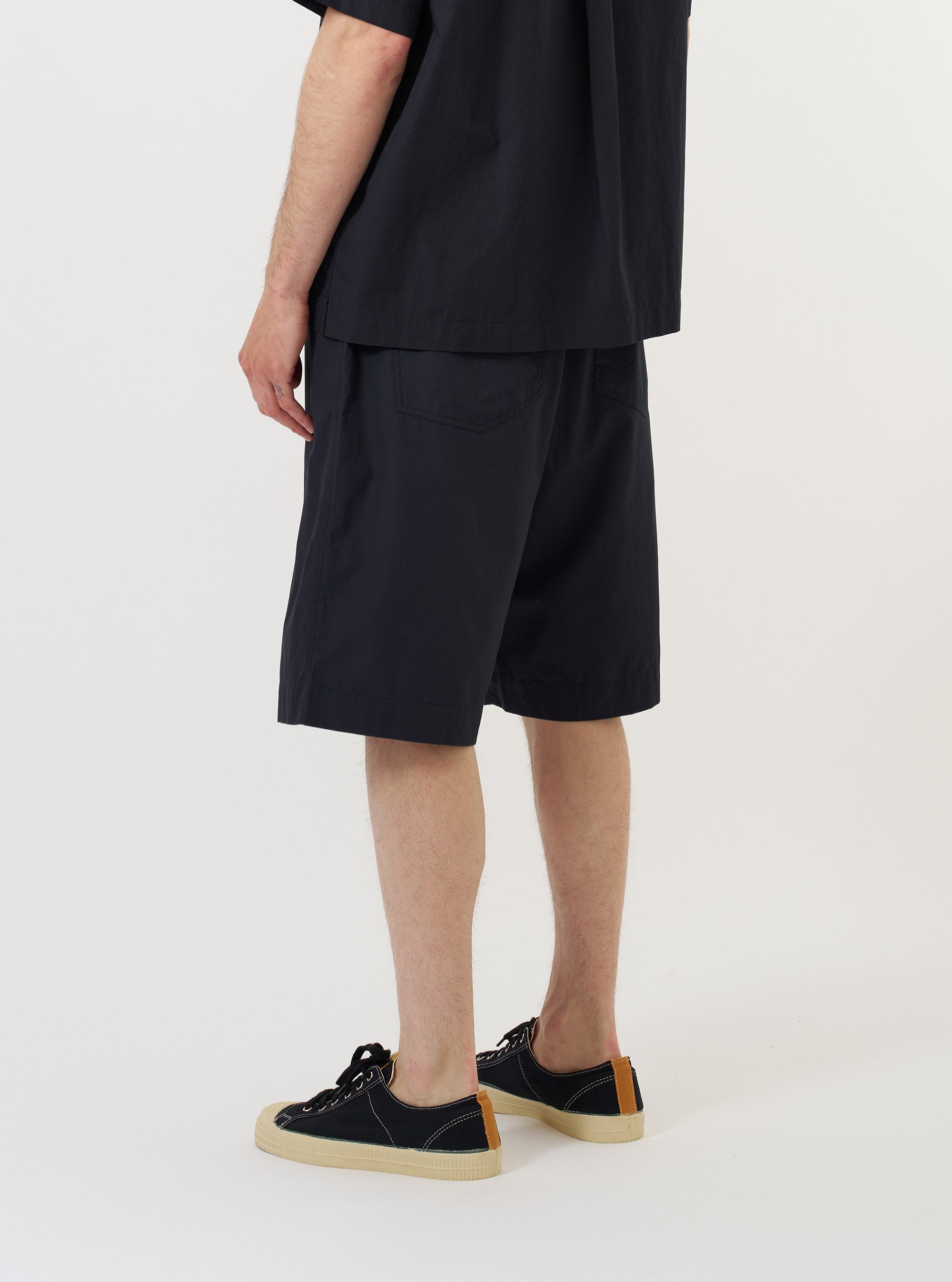 Navy Broadcloth Vacation Short