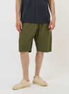 Olive Broadcloth Vacation Short
