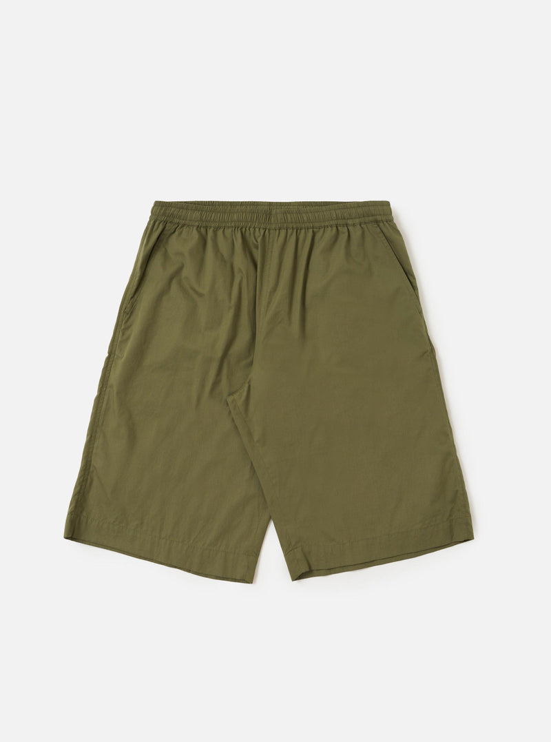 Olive Broadcloth Vacation Short
