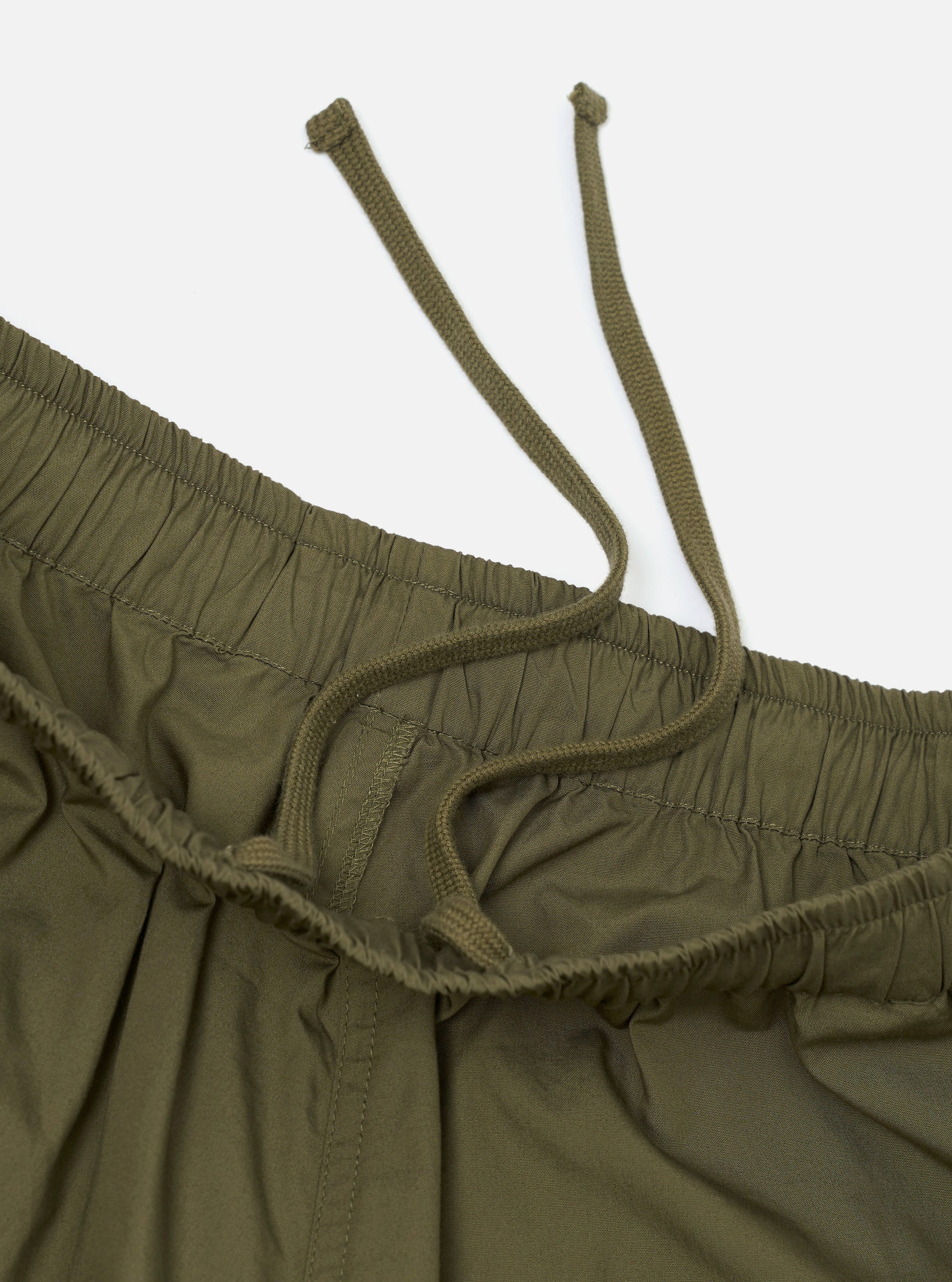 Olive Broadcloth Vacation Short