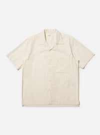 Ecru Broadcloth Camp Shirt