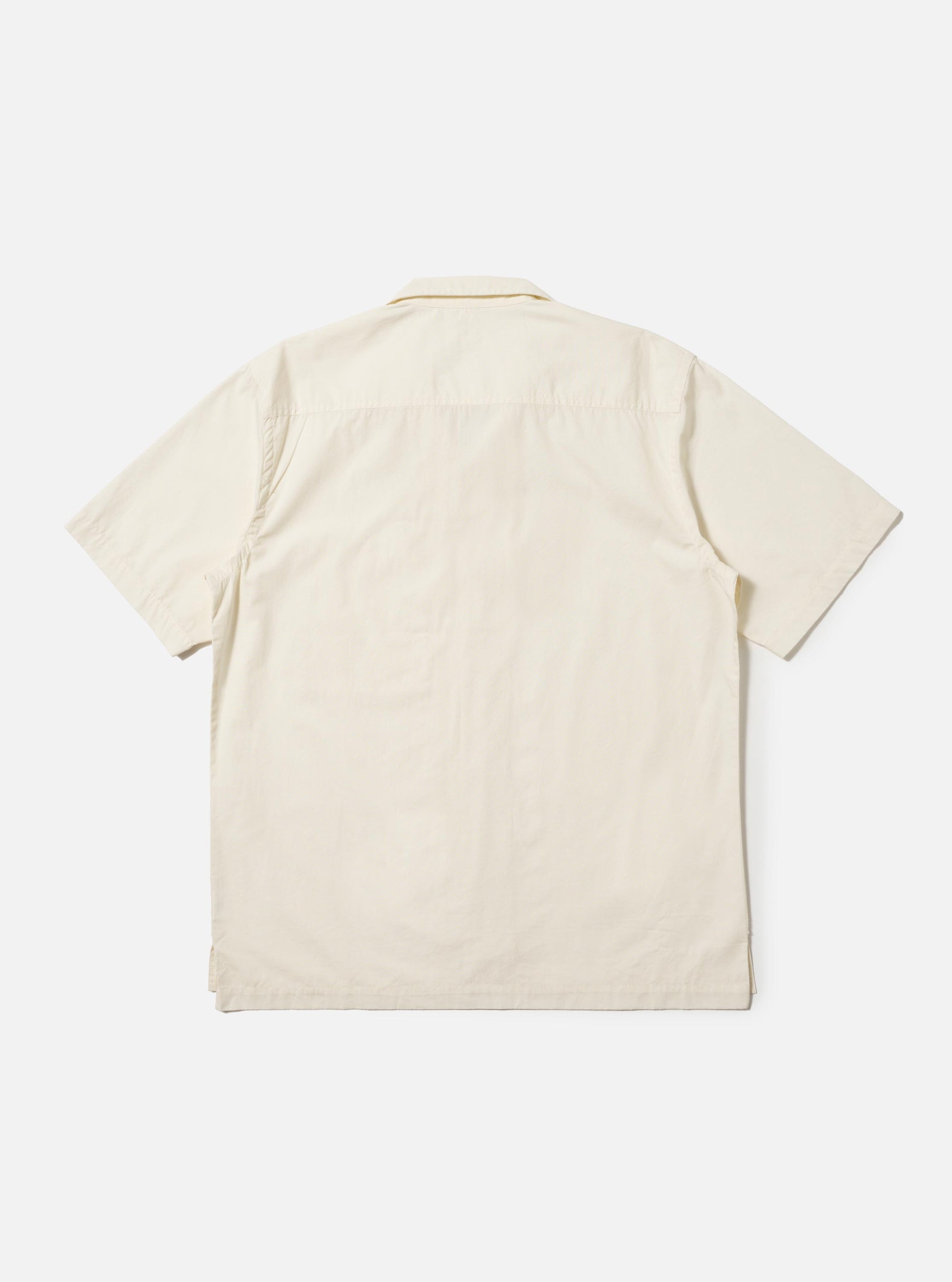Ecru Broadcloth Camp Shirt