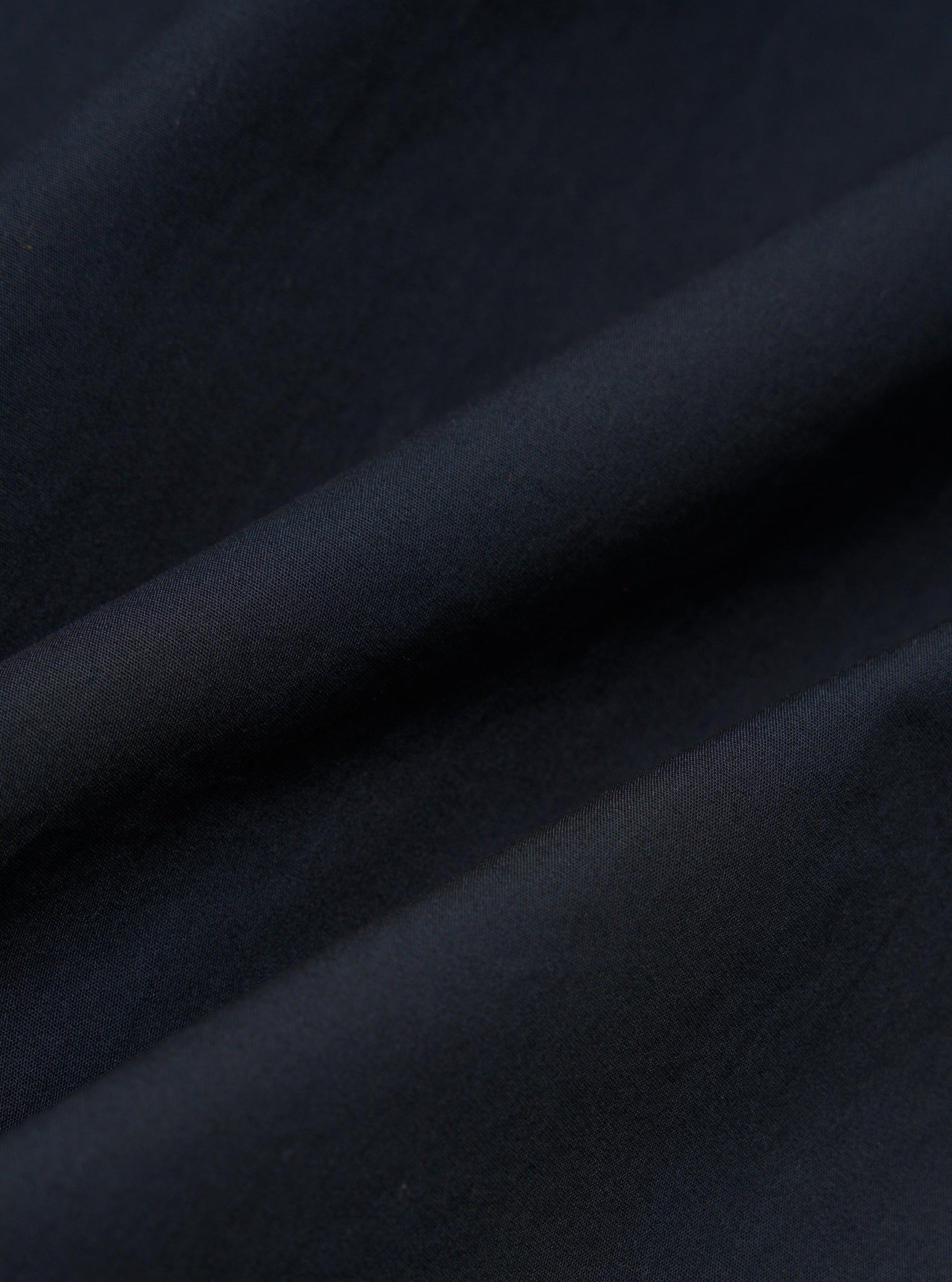 Navy Broadcloth Camp Shirt