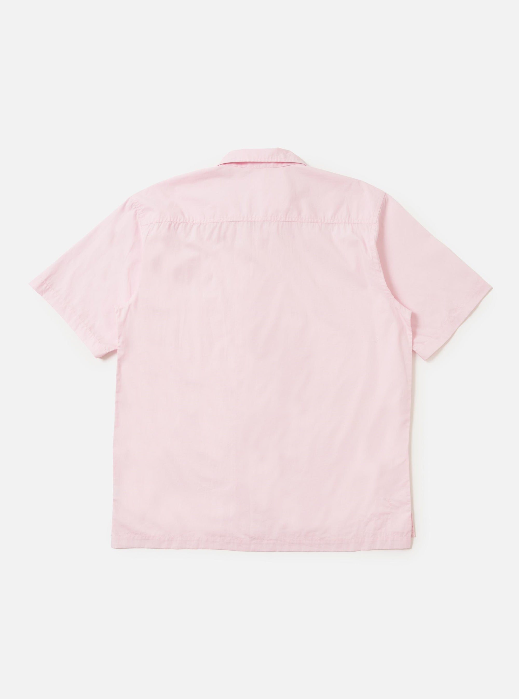 Pale Pink Broadcloth Camp Shirt