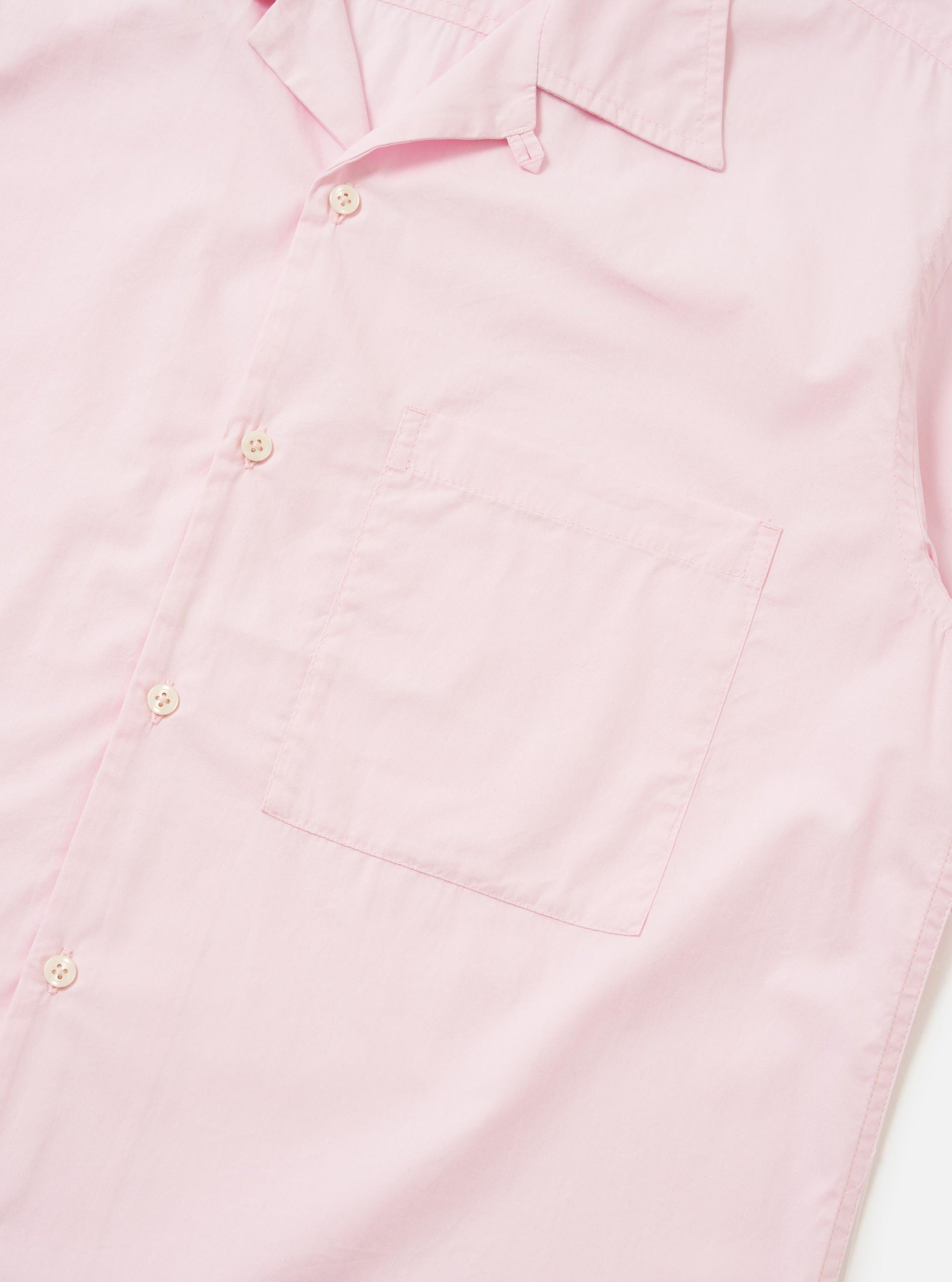 Men's Pale Pink Broadcloth Camp Shirt