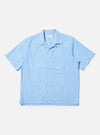Pale Blue Broadcloth Camp Shirt