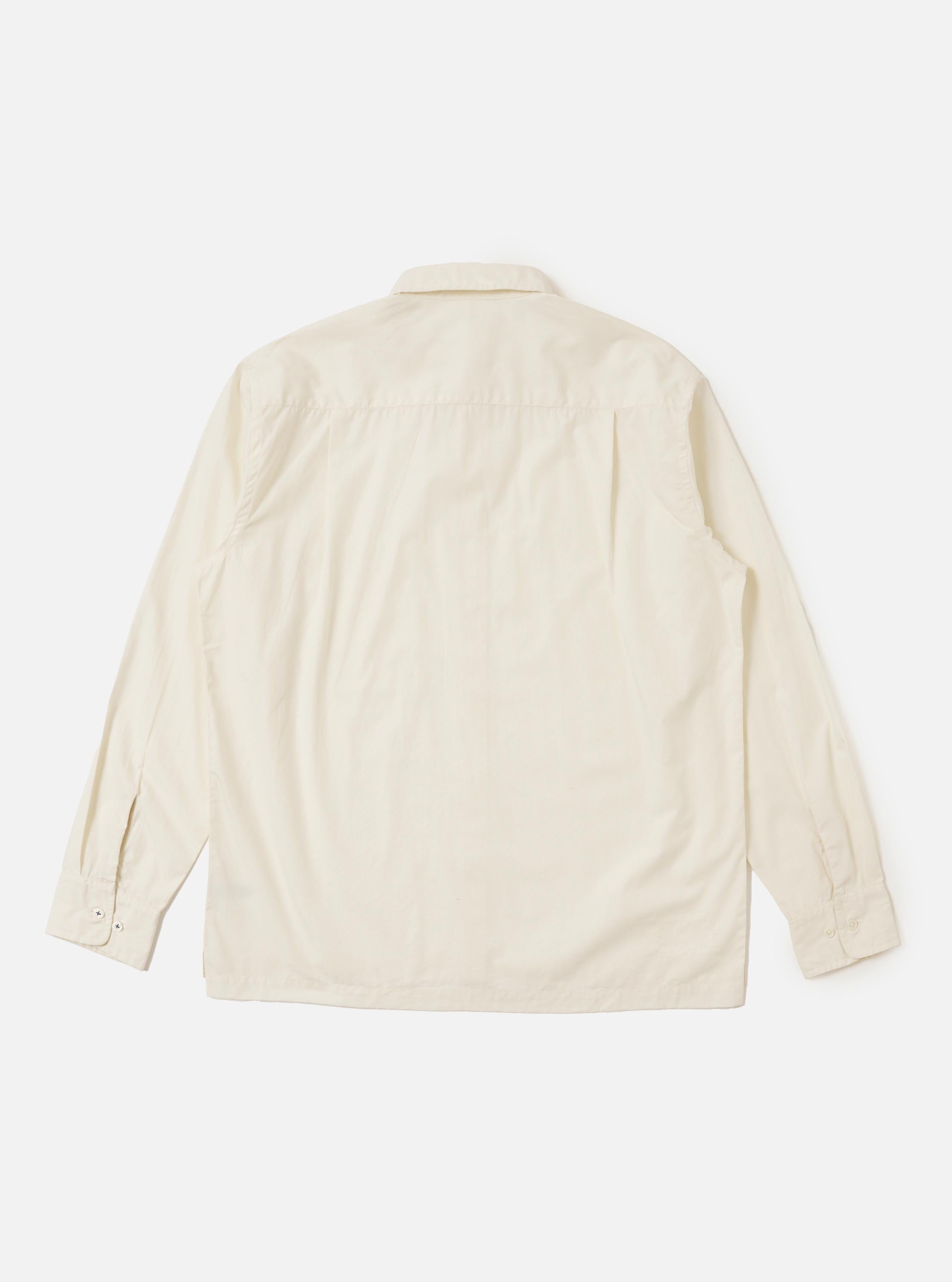 Men's Ecru Cotton Lucky Long Sleeve Shirt – Universal Works