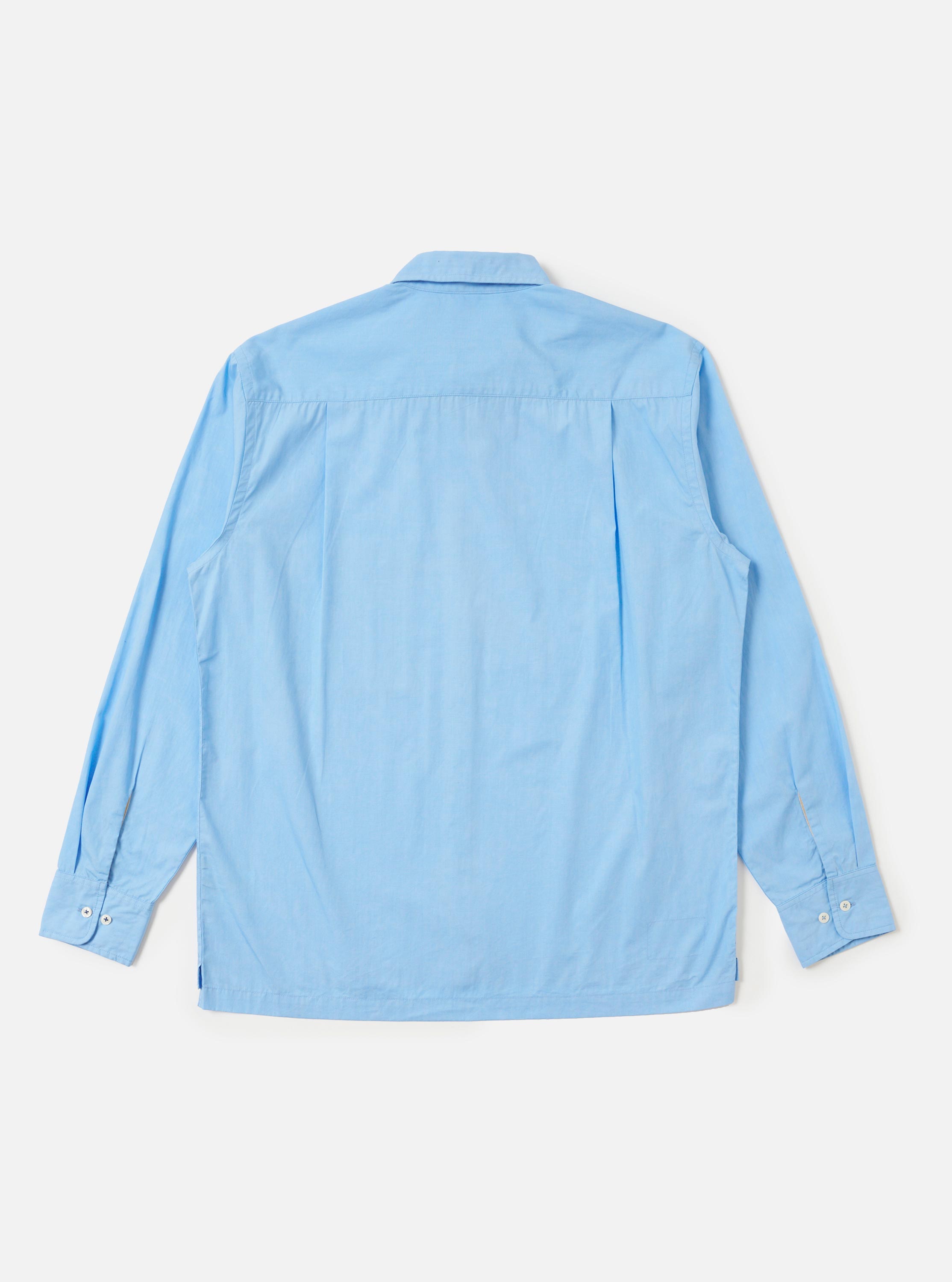 Men's Pale Blue Cotton Lucky Long Sleeve Shirt – Universal Works