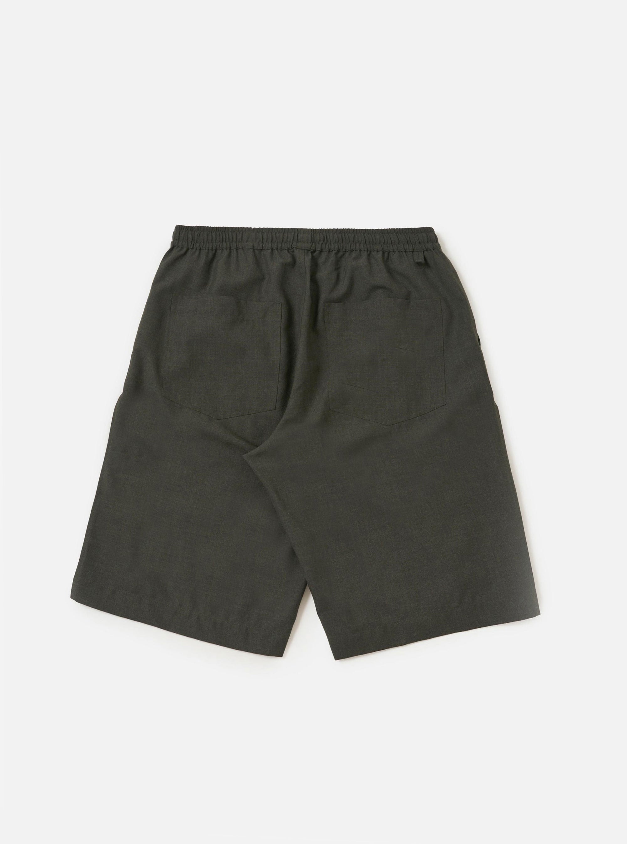 Olive Marl Tropical Suiting Vacation Short
