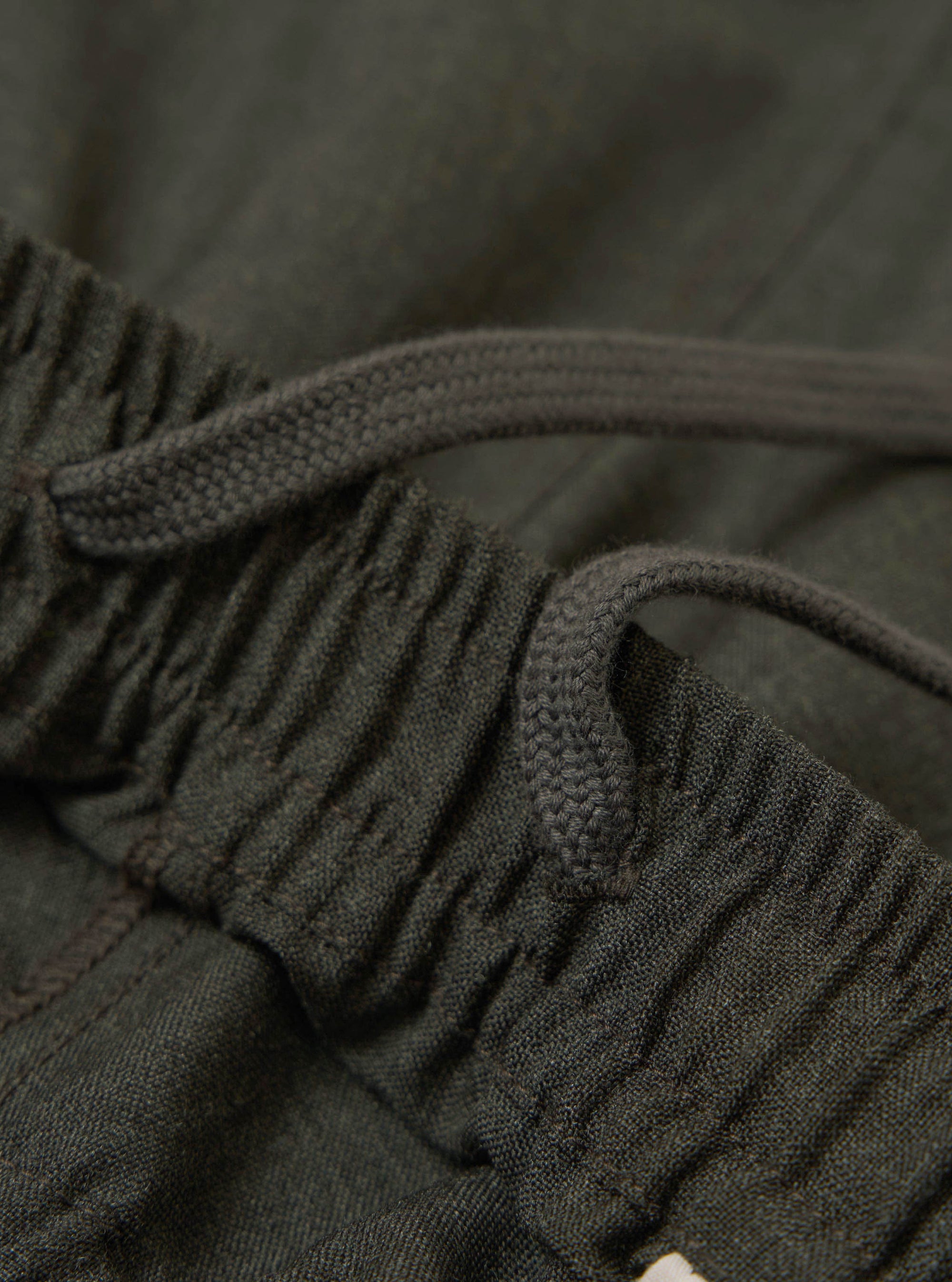 Olive Marl Tropical Suiting Vacation Short