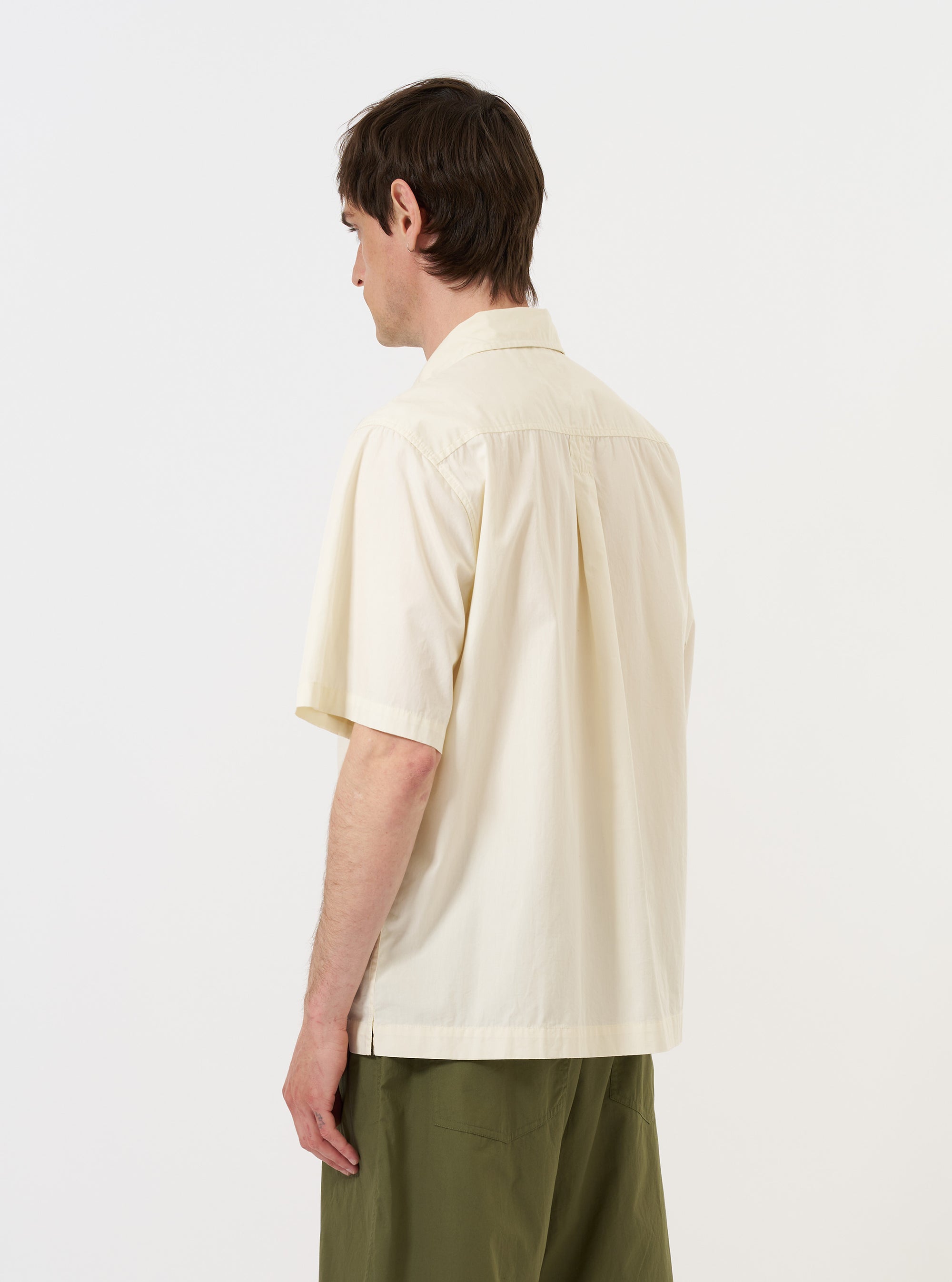 Ecru Broadcloth Ewan Shirt