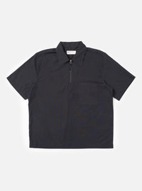 Black Broadcloth Ewan Shirt