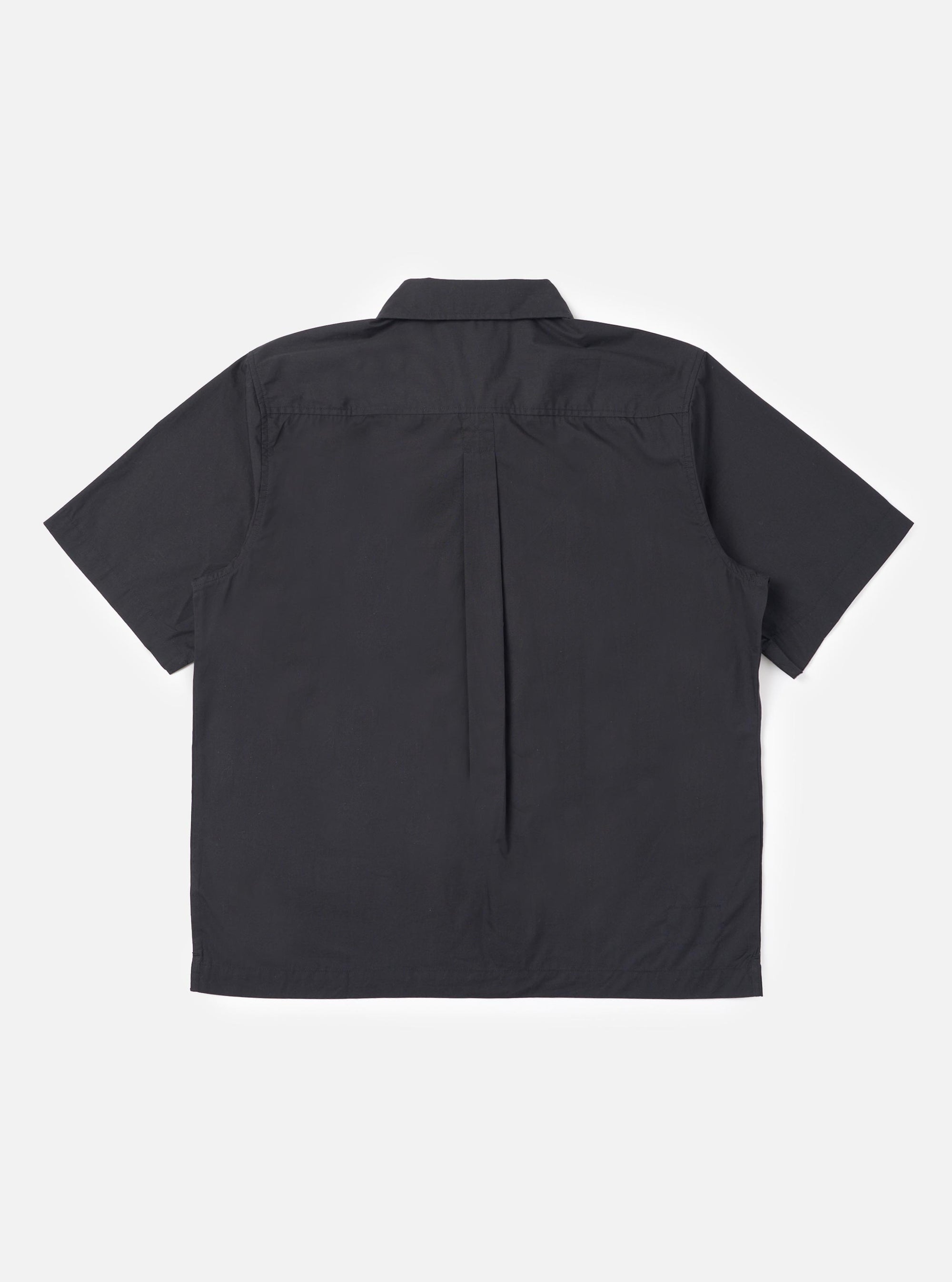 Black Broadcloth Ewan Shirt