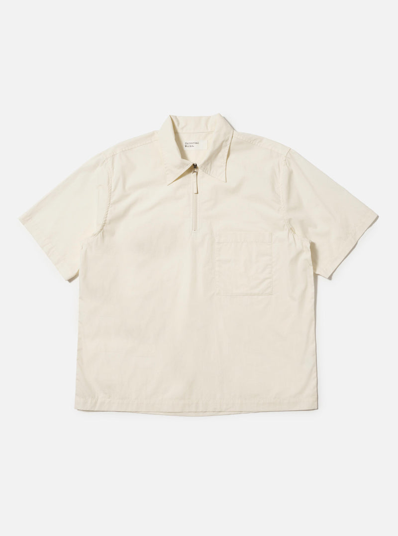 Ecru Broadcloth Ewan Shirt