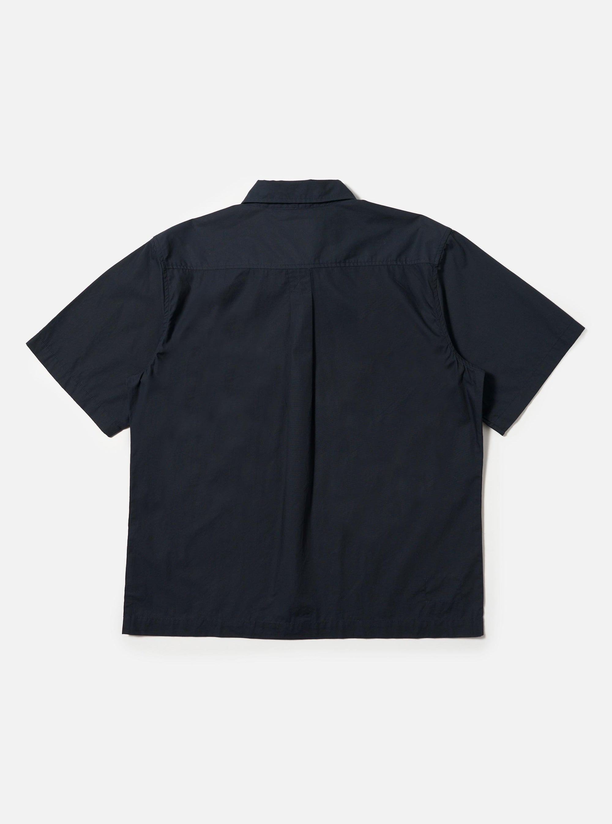 Navy Broadcloth Ewan Shirt