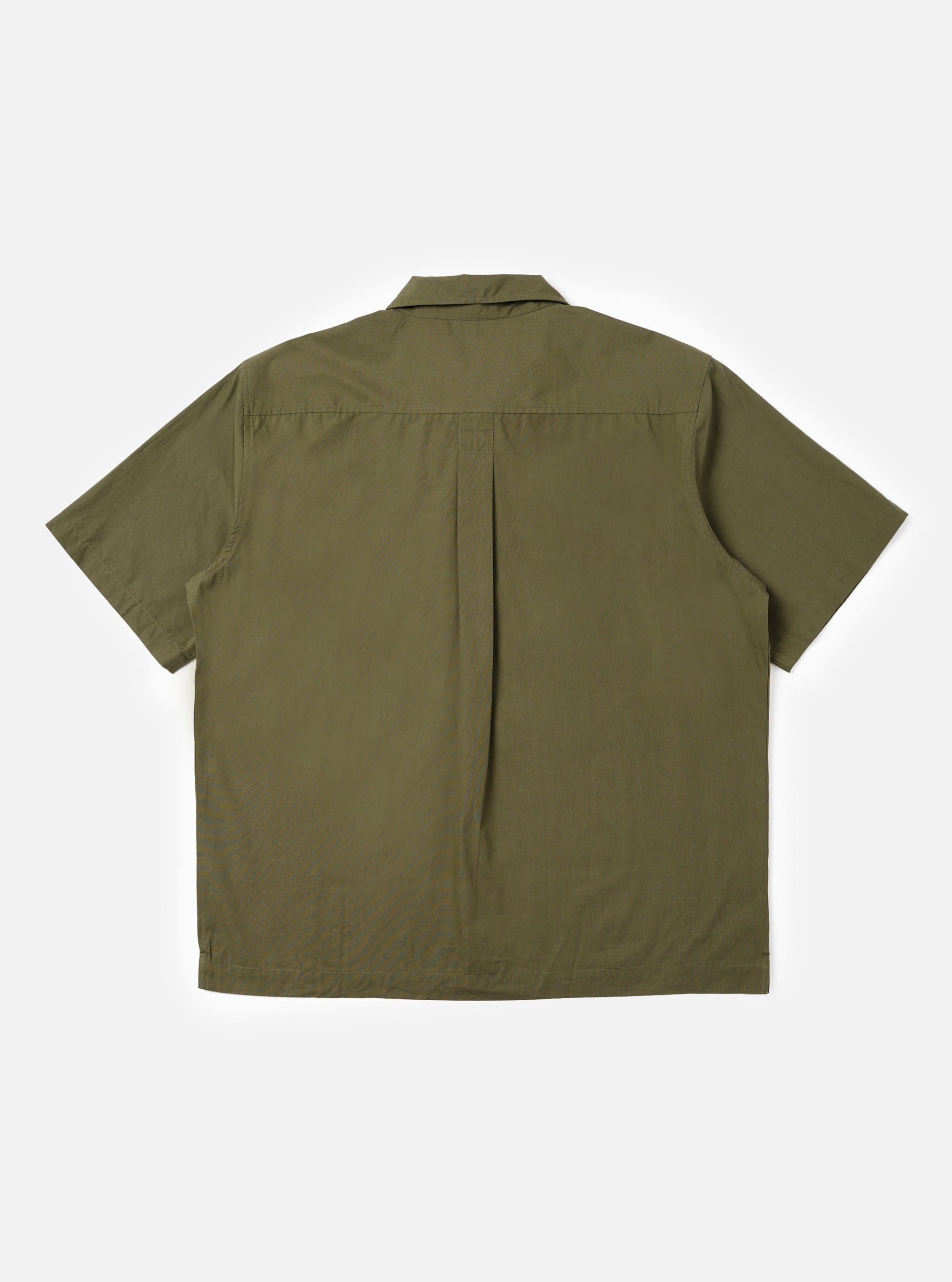 Olive Broadcloth Ewan Shirt