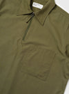 Olive Broadcloth Ewan Shirt