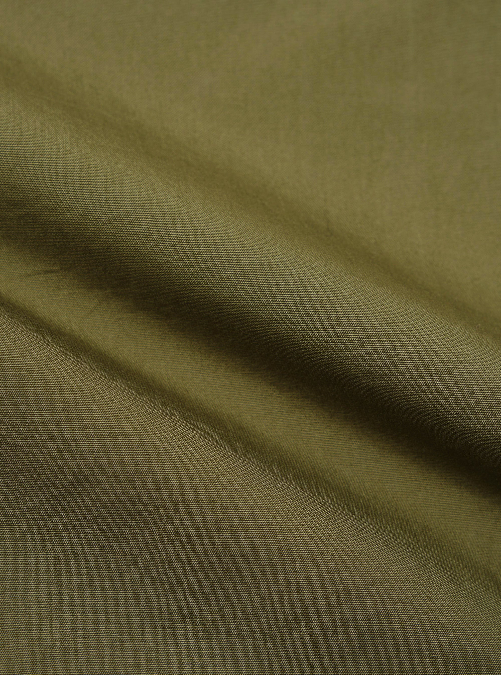 Olive Broadcloth Ewan Shirt