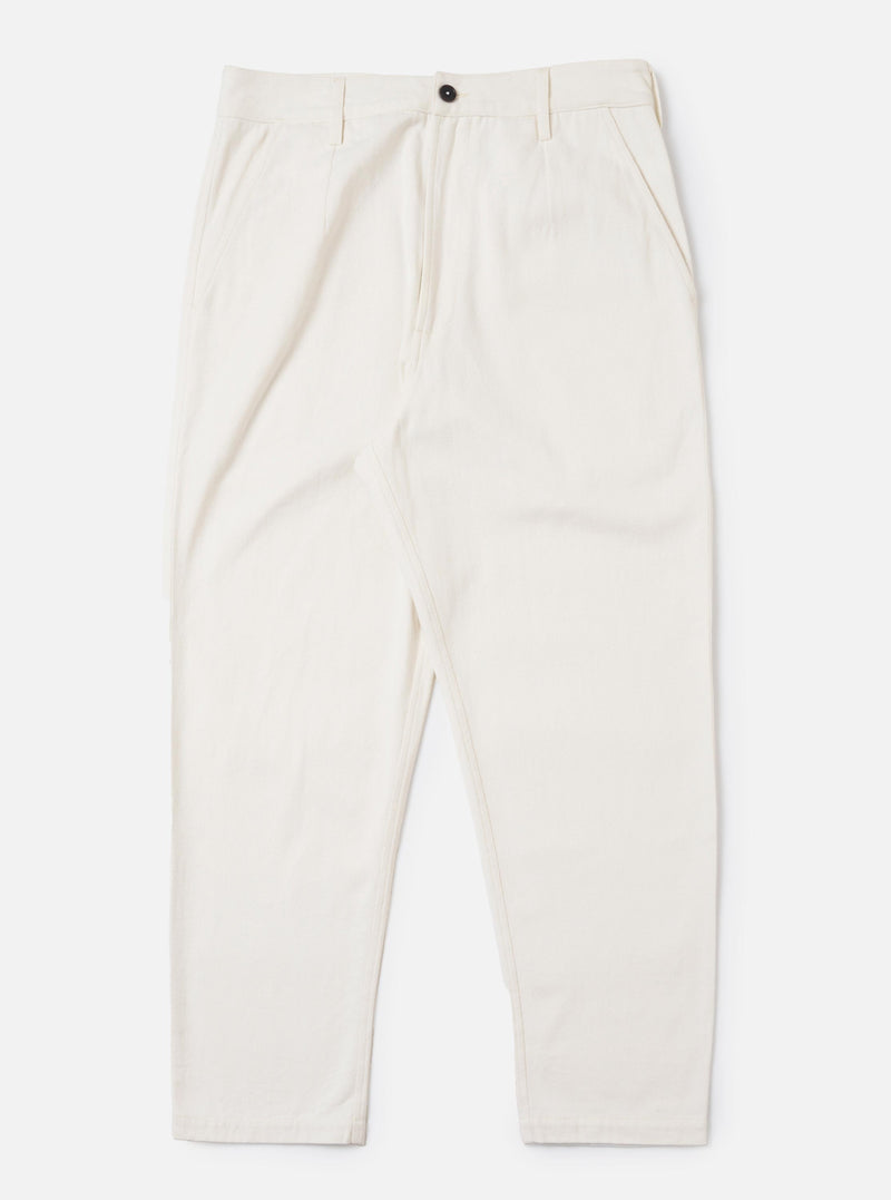 Ecru Slub Drill Dizzy Trouser