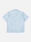 Sky Blue Paper Touch Cotton S/S Fatigue Shirt