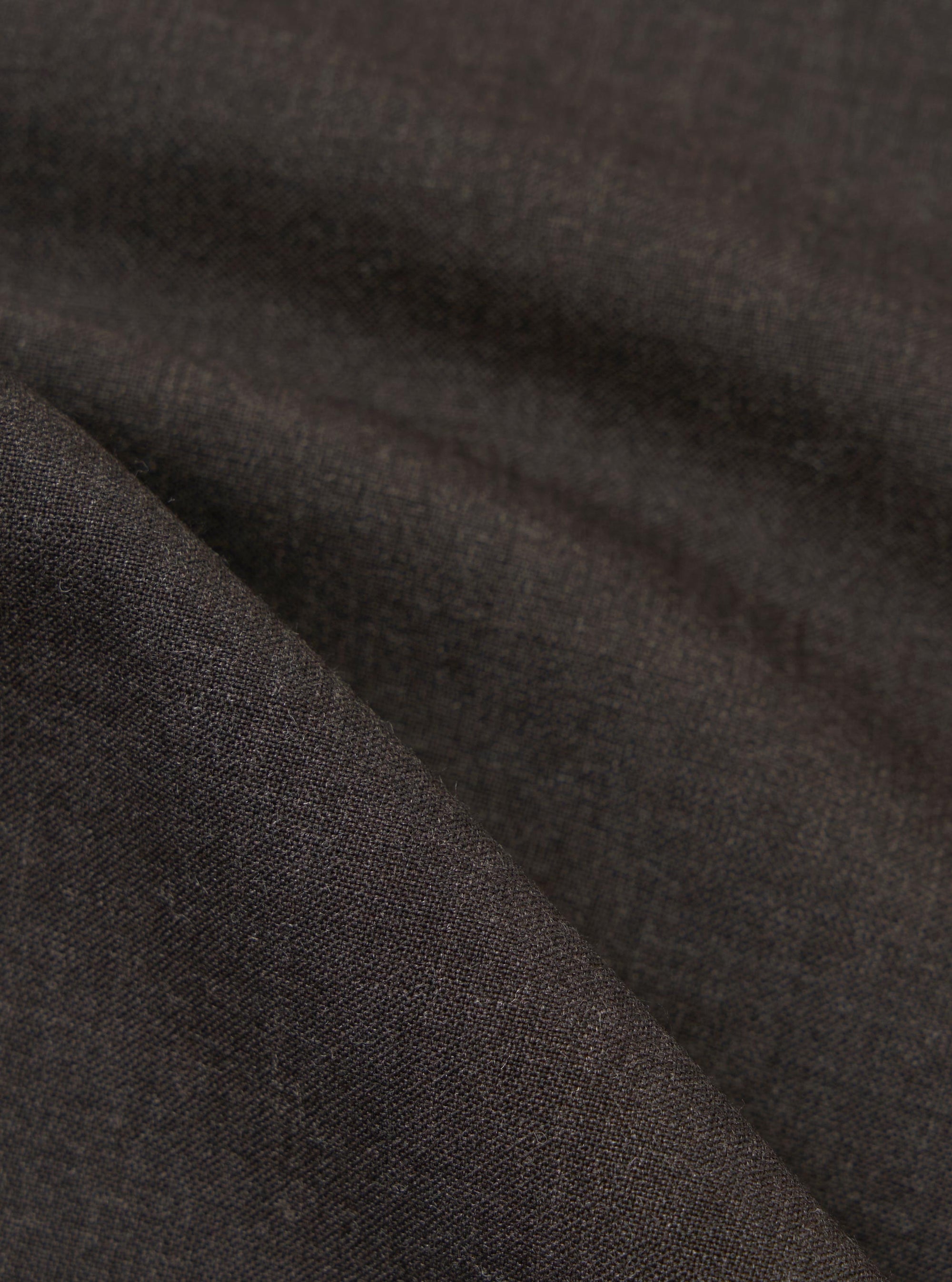 Brown Marl Tropical Suiting Ewan Shirt
