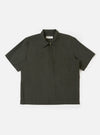 Olive Marl Tropical Suiting Ewan Shirt