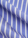 Blue/White Cotton Stripe Square Pocket Shirt