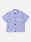 Blue/White Cotton Stripe Z Tech Overshirt