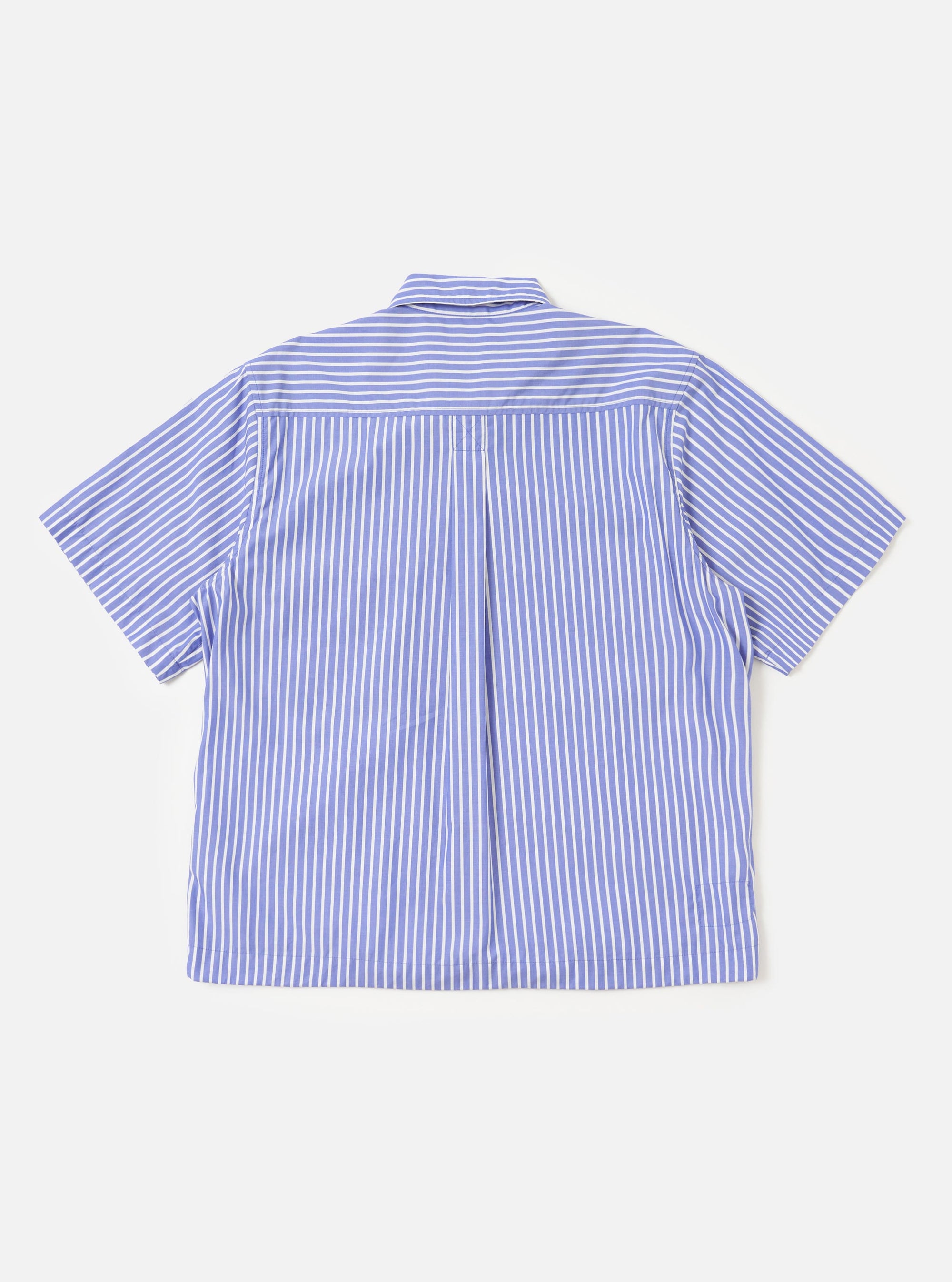 Blue/White Cotton Stripe Z Tech Overshirt