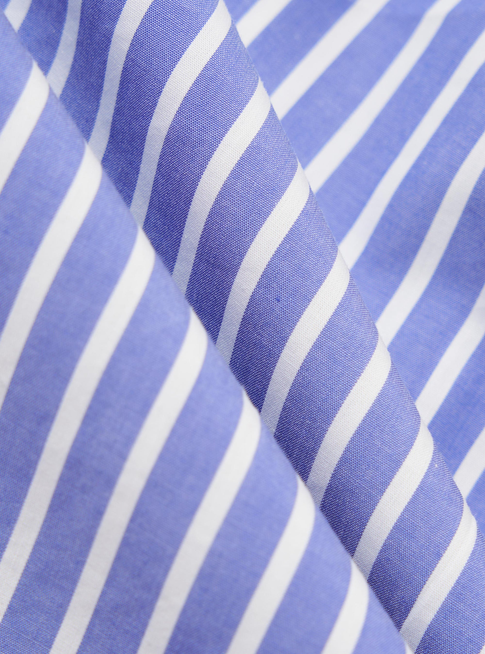 Blue/White Cotton Stripe Z Tech Overshirt