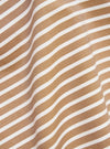 Brown/White Cotton Stripe Z Tech Overshirt