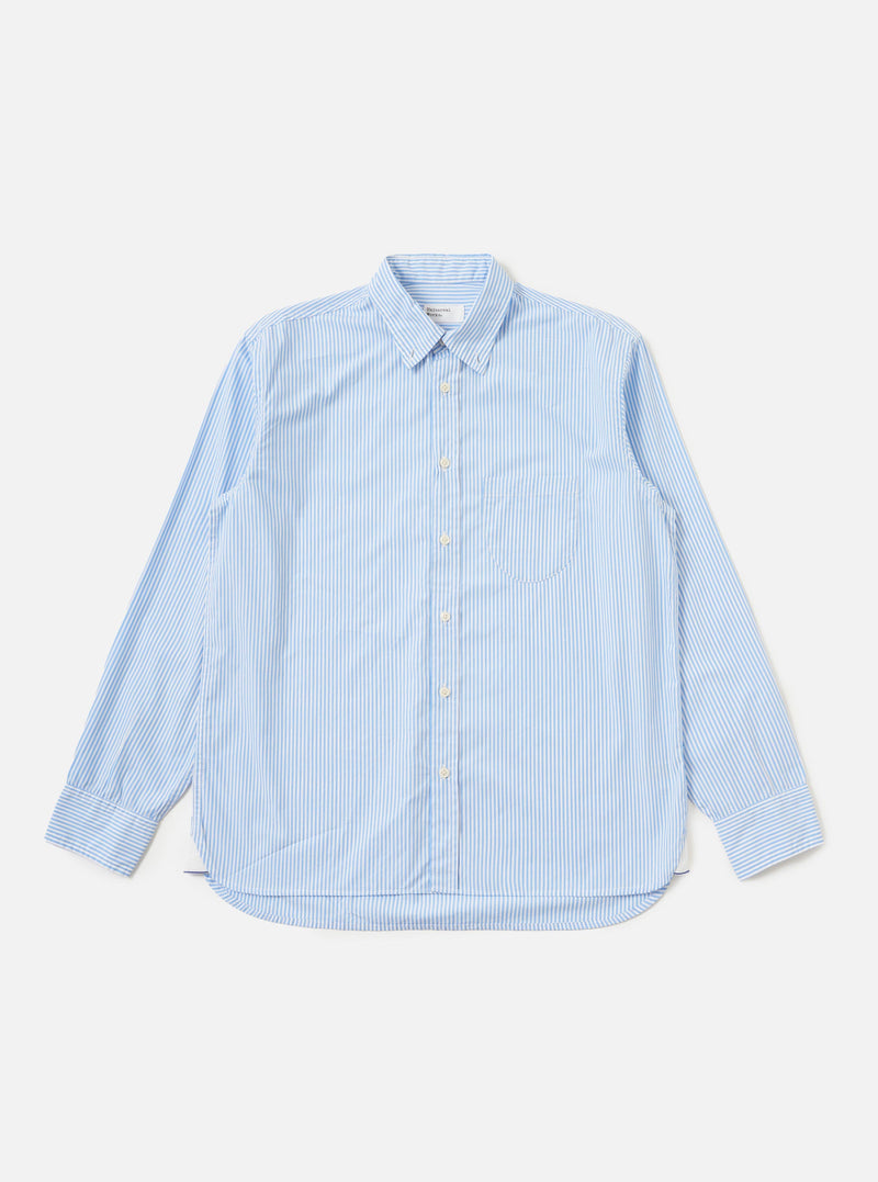 Sky/White Classic Nipon Stripe Lazy Day Shirt