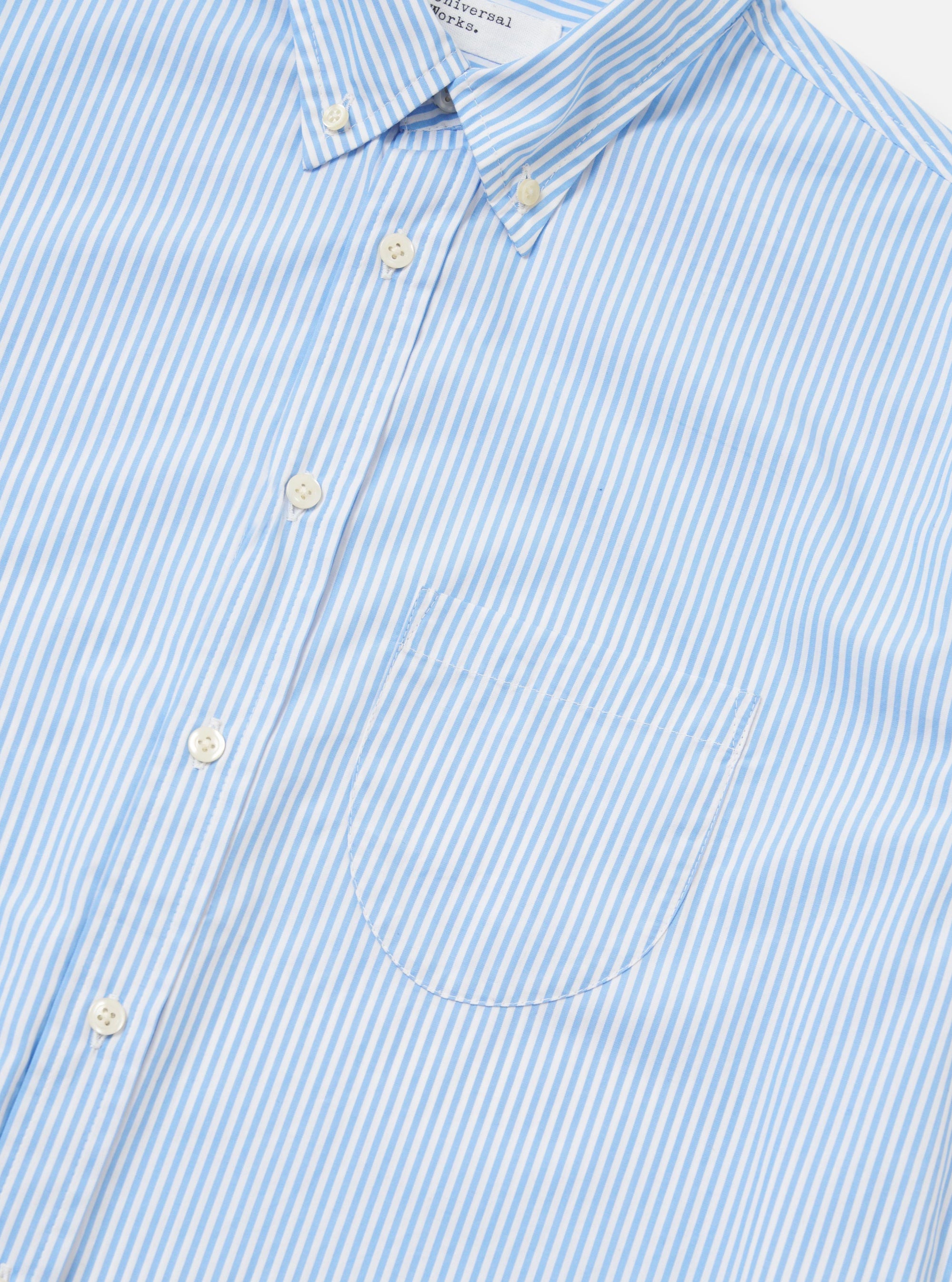 Sky/White Classic Nipon Stripe Lazy Day Shirt