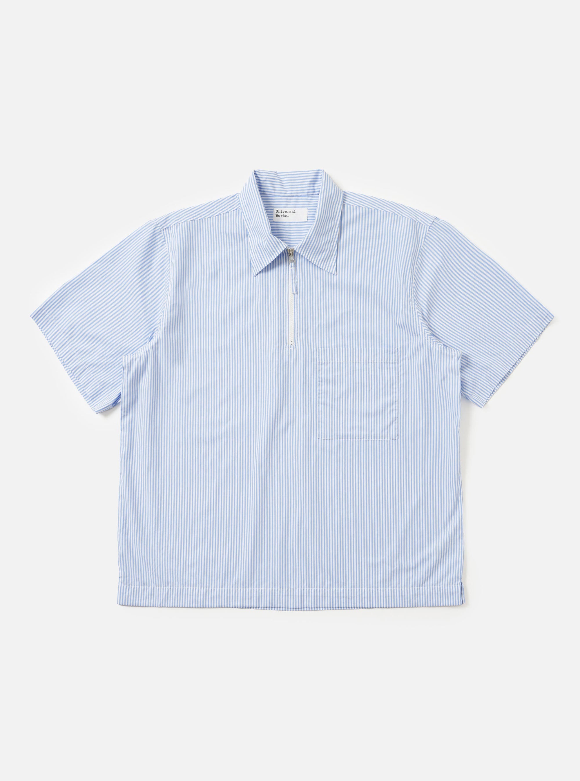 Sky/White Classic Nipon Stripe Ewan Shirt