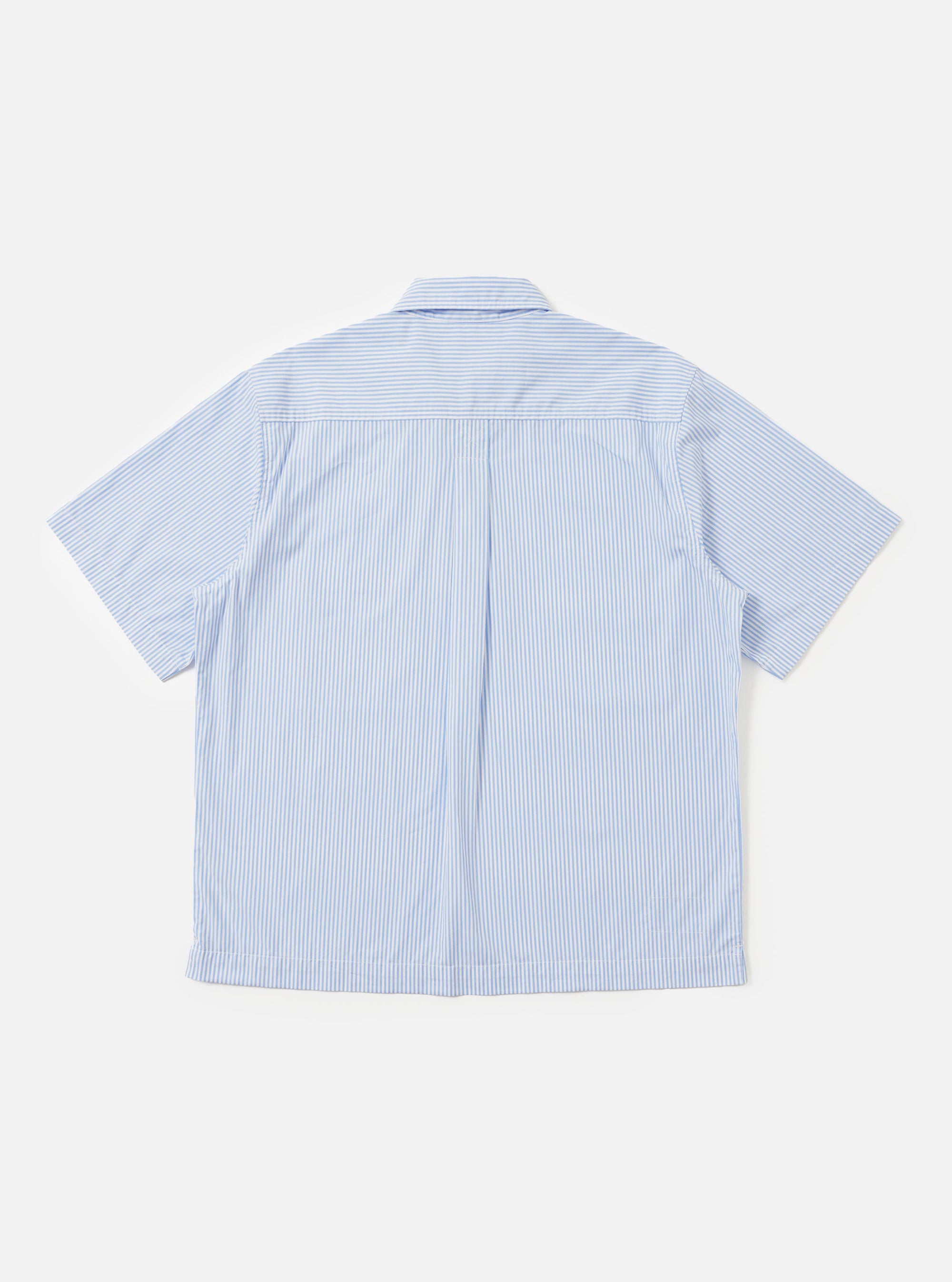 Sky/White Classic Nipon Stripe Ewan Shirt