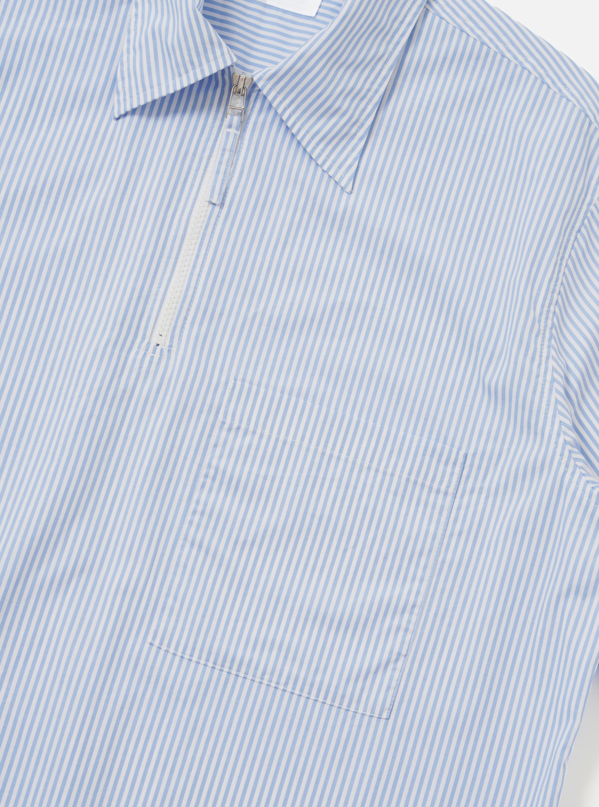 Sky/White Classic Nipon Stripe Ewan Shirt