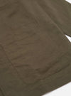 Olive Linen Cotton Shirting Bakers Overshirt