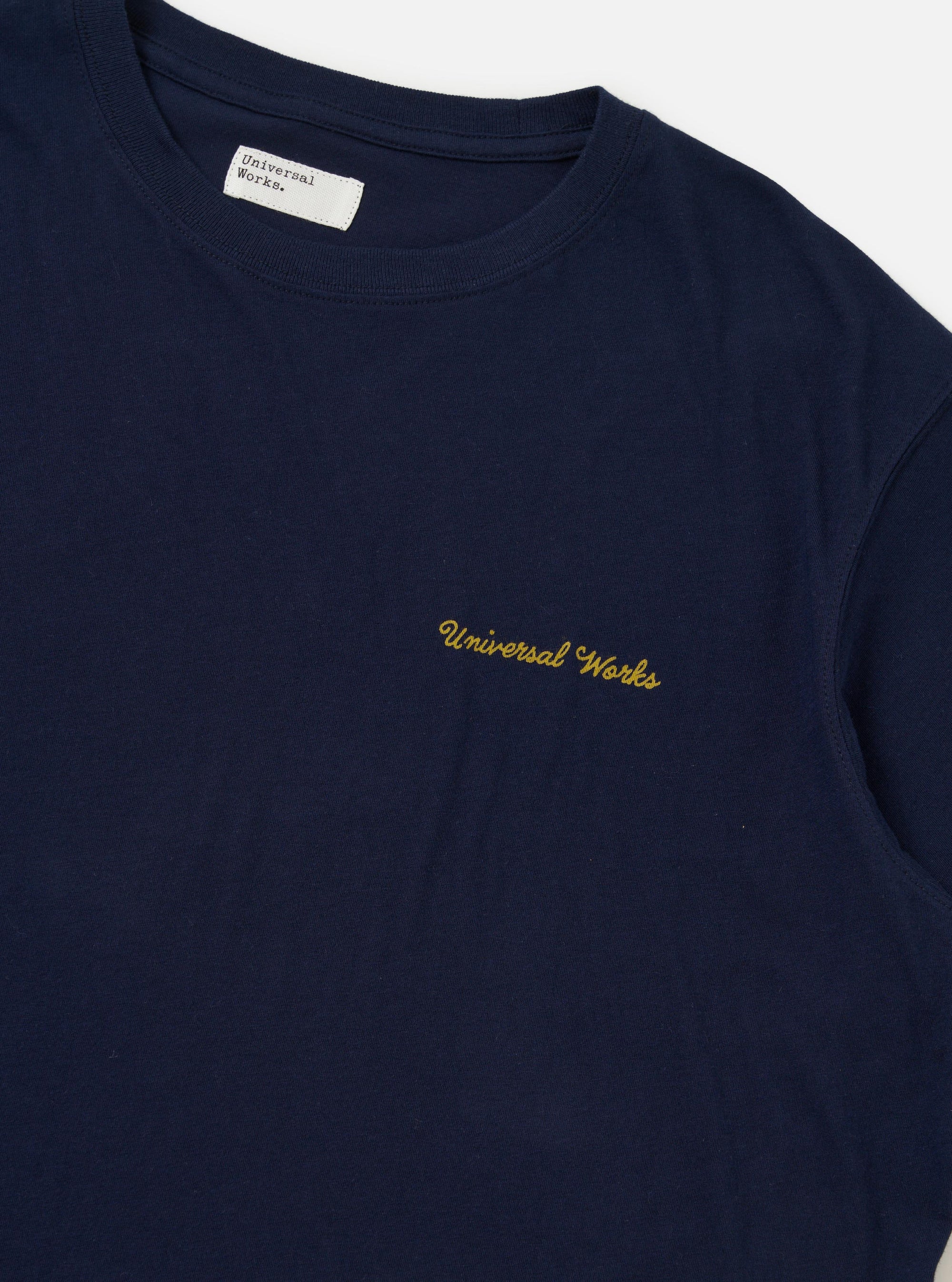 Navy Single Jersey Wish Wish You Were Here Tee