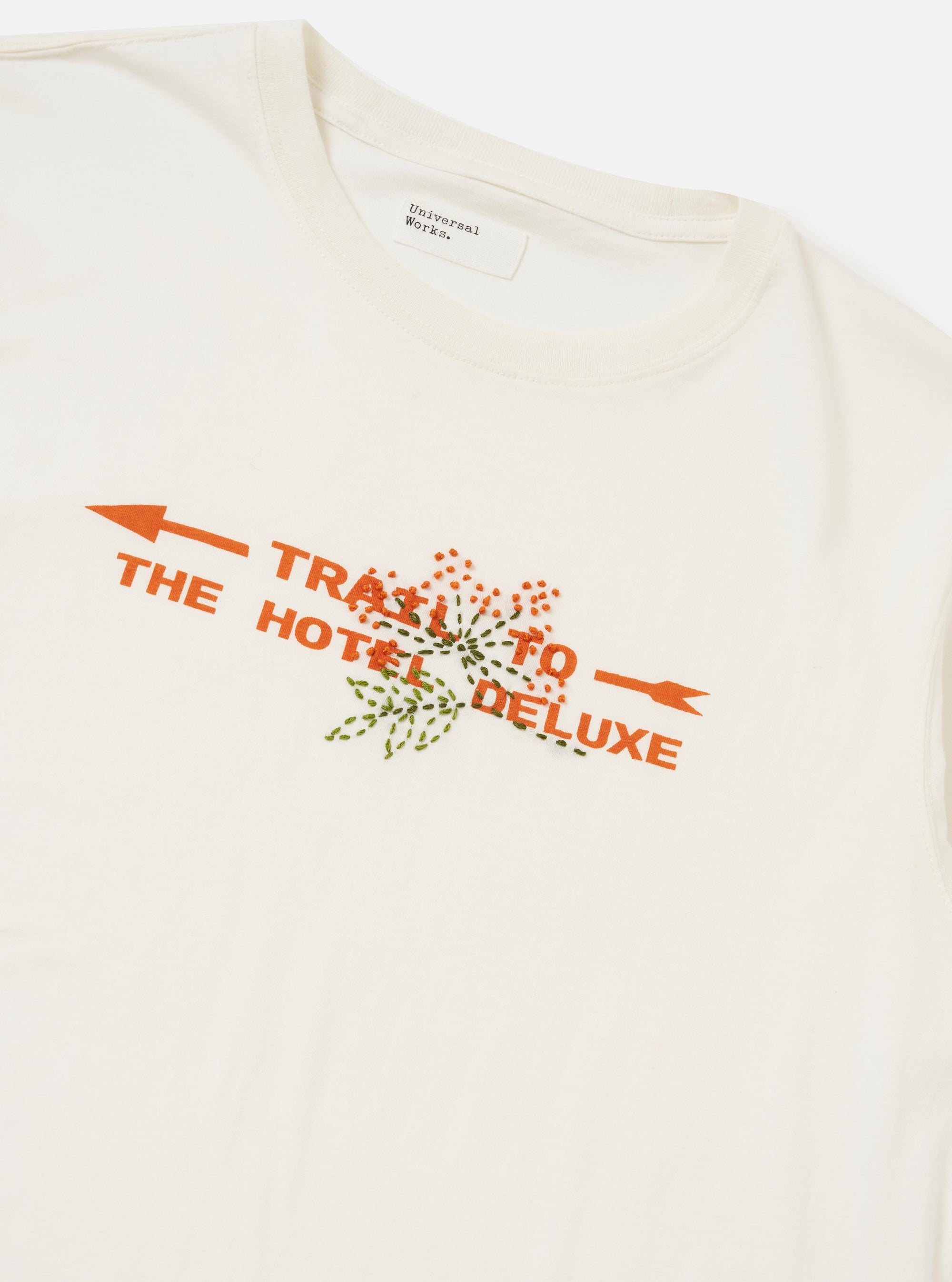 Ecru Single Jersey Trail Trail To Hotel Delux Tee