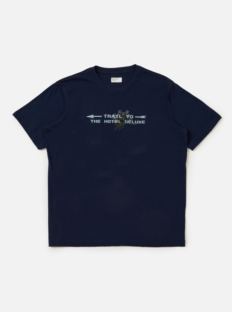 Navy Single Jersey Trail Trail To Hotel Delux Tee