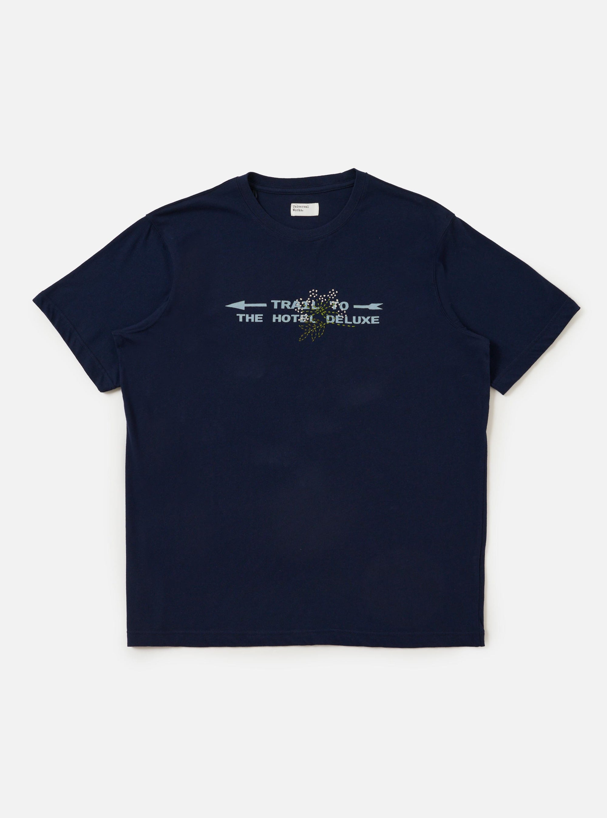 Navy Single Jersey Trail Trail To Hotel Delux Tee