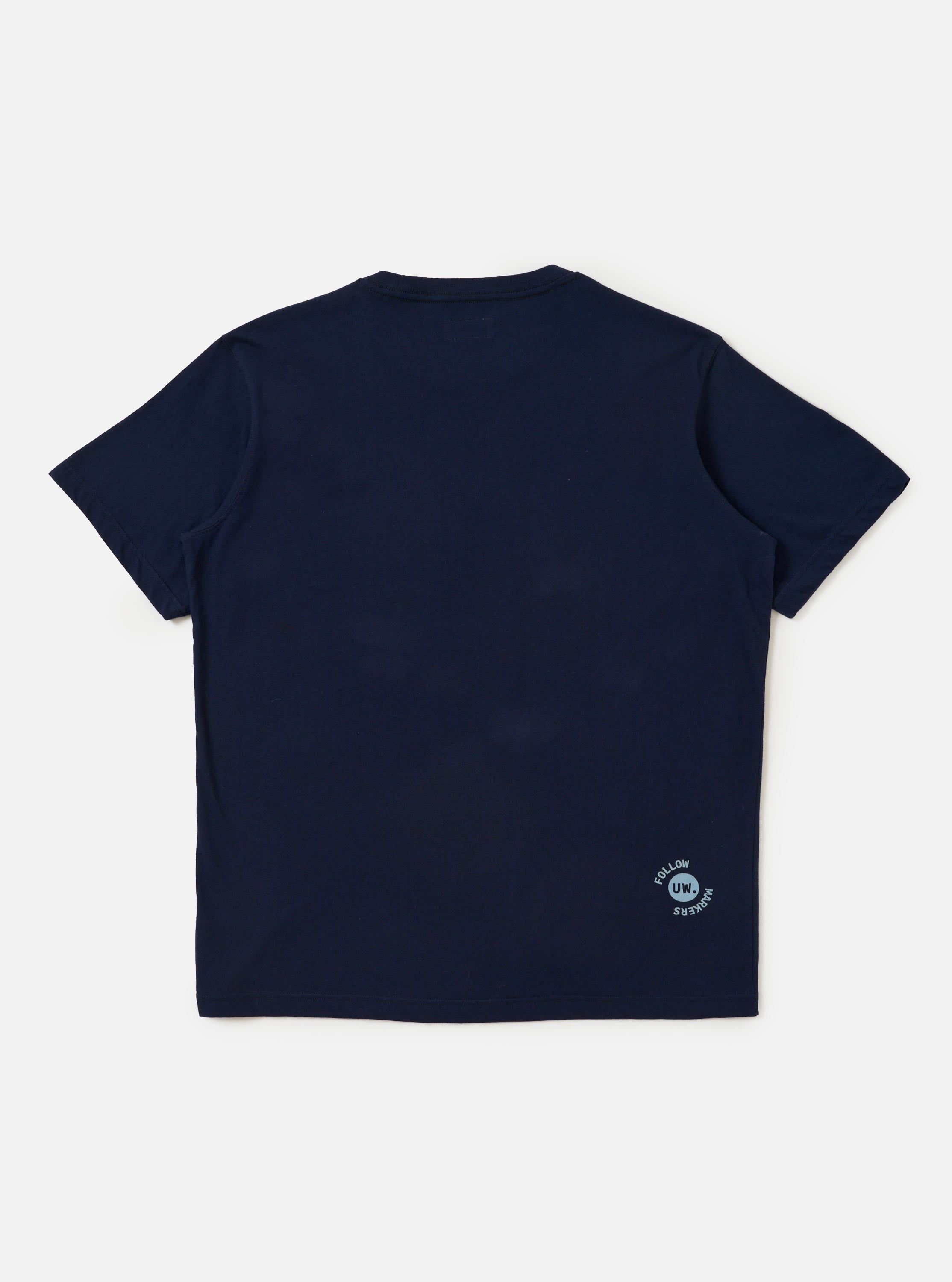 Men's Navy Single Jersey Trail Trail To Hotel Delux Tee